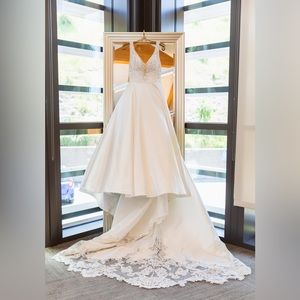 Wedding A-line Dress Allure Bridals 9772 Satin